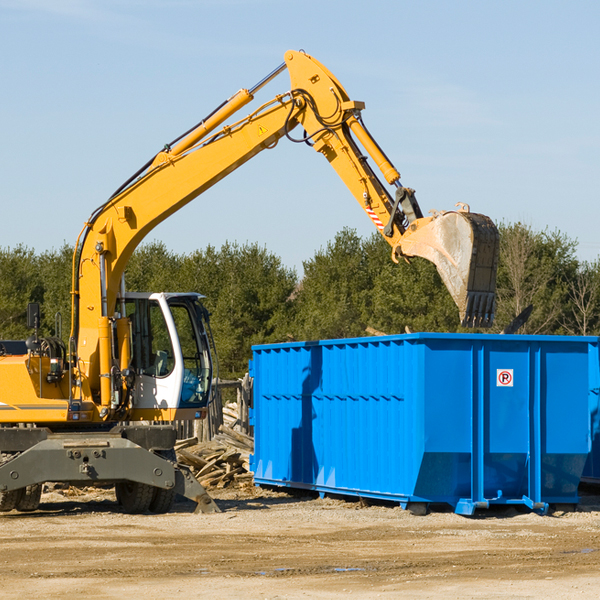 how does a residential dumpster rental service work in Timonium Maryland